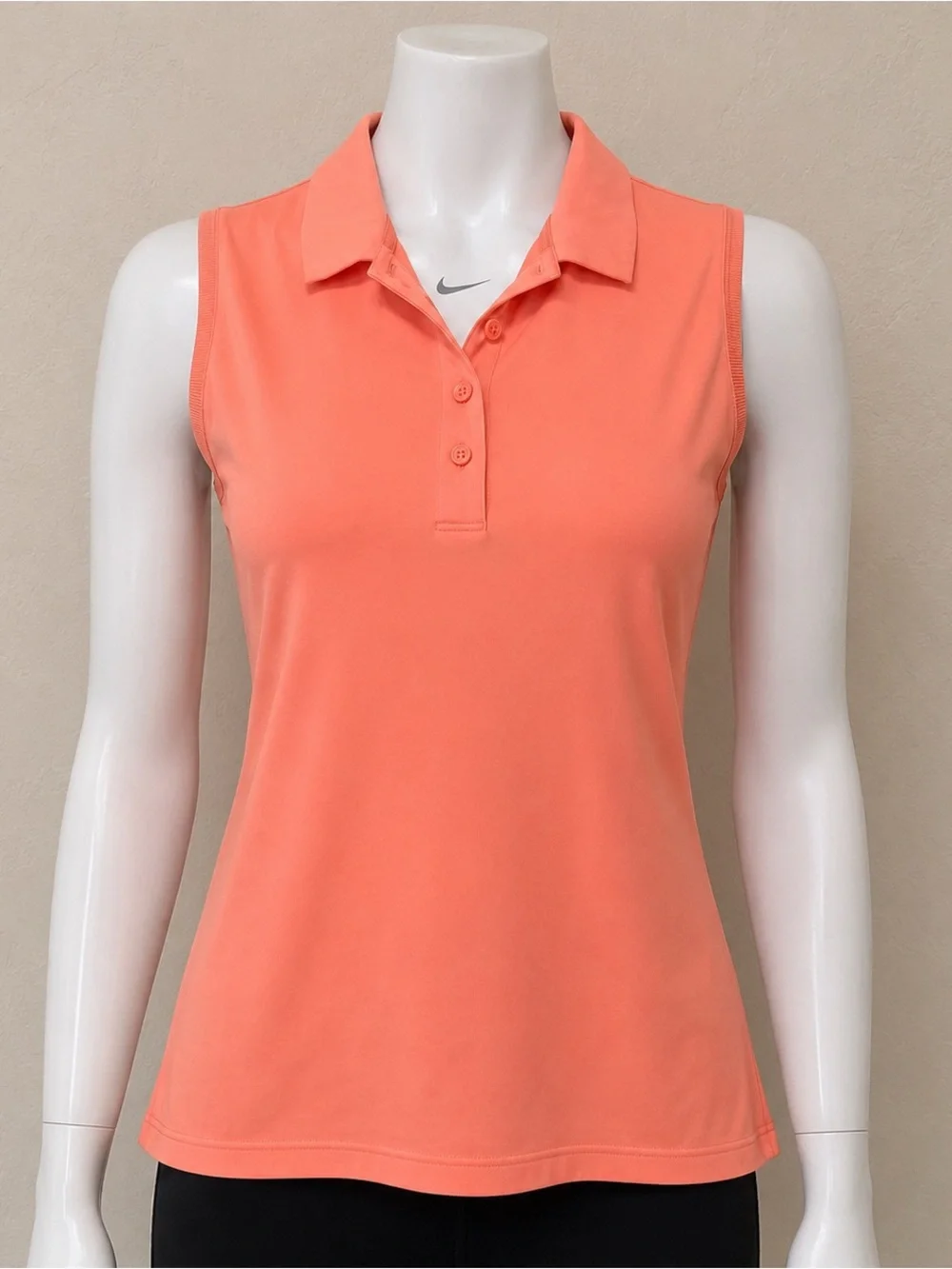 Nike Women's Coral Sleeveless Polo Tank Top XL NWT